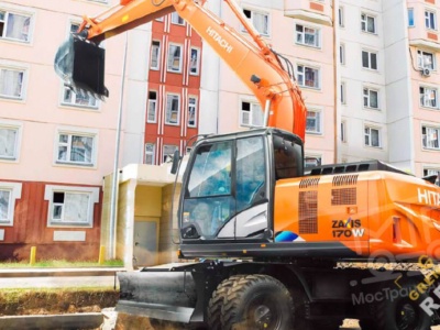 Аренда колесного экскаватора Hitachi ZX170W-5A