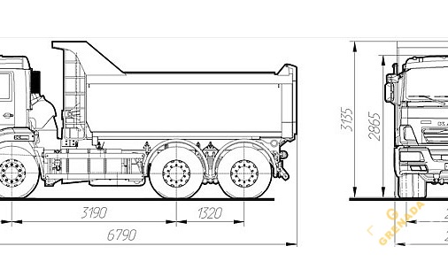 Аренда самосвала КАМАЗ 65115 thumbnail 2