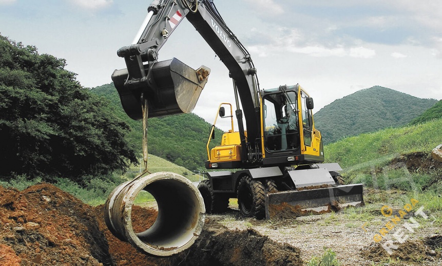 Аренда колесного экскаватора Volvo EW145B Prime thumbnail 1