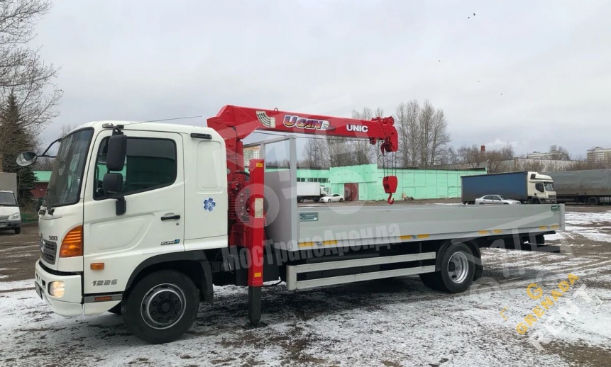 Аренда манипулятора с грузоподъемностью стрелы 3 тонны и грузоподъемностью борта 4 тонны thumbnail 1