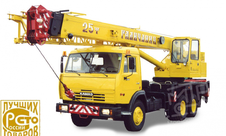 Аренда автокрана Галичанин - 25 тонн thumbnail 1