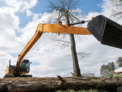 Аренда длиннорукого экскаватора Case CX210B LR