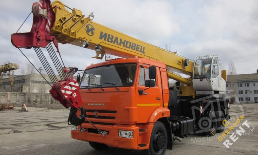 Аренда автокрана Ивановец - 32 тонны thumbnail 1
