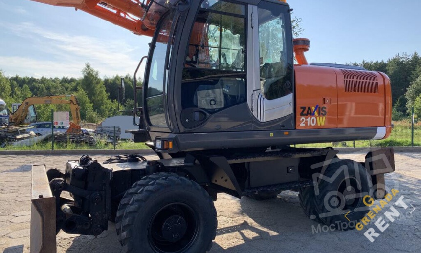 Аренда колесного экскаватора Hitachi ZX210W thumbnail 2