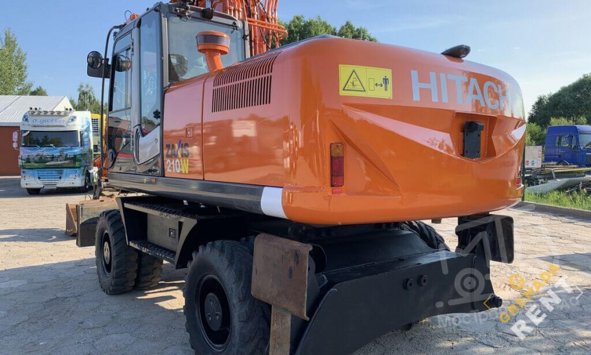 Аренда колесного экскаватора Hitachi ZX210W thumbnail 4