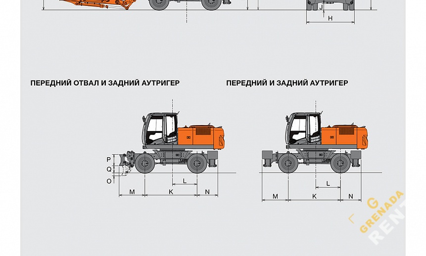 Аренда колесного экскаватора Hitachi ZX210W thumbnail 5