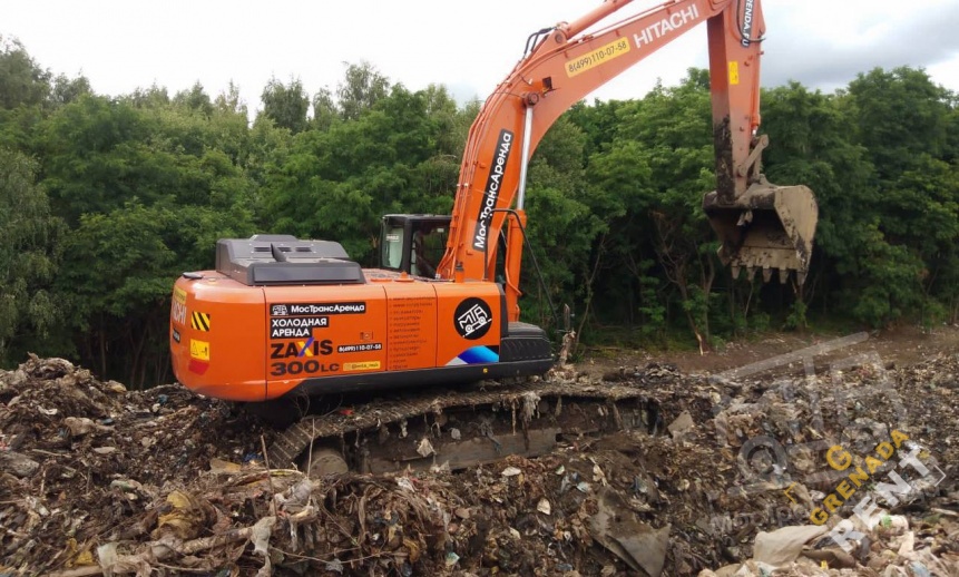 Аренда гусеничного экскаватора Hitachi ZX300LC thumbnail 3