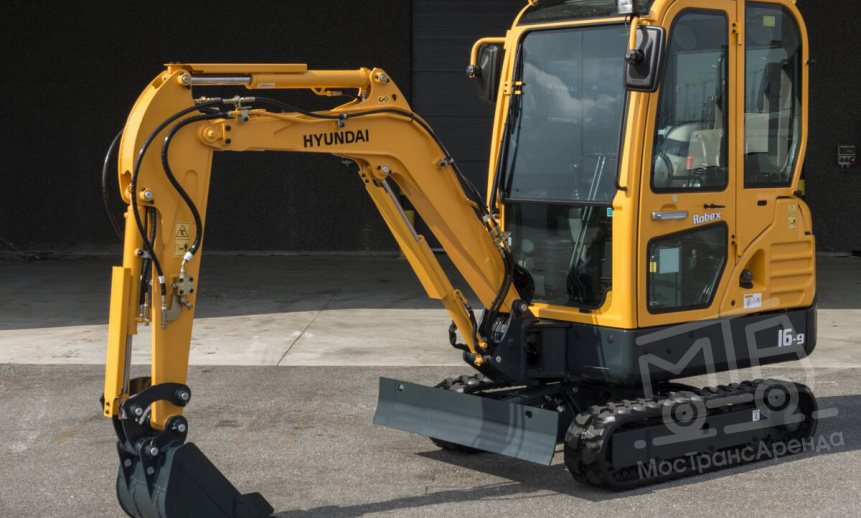 Аренда мини-экскаватора Hyundai R16-9 thumbnail 0