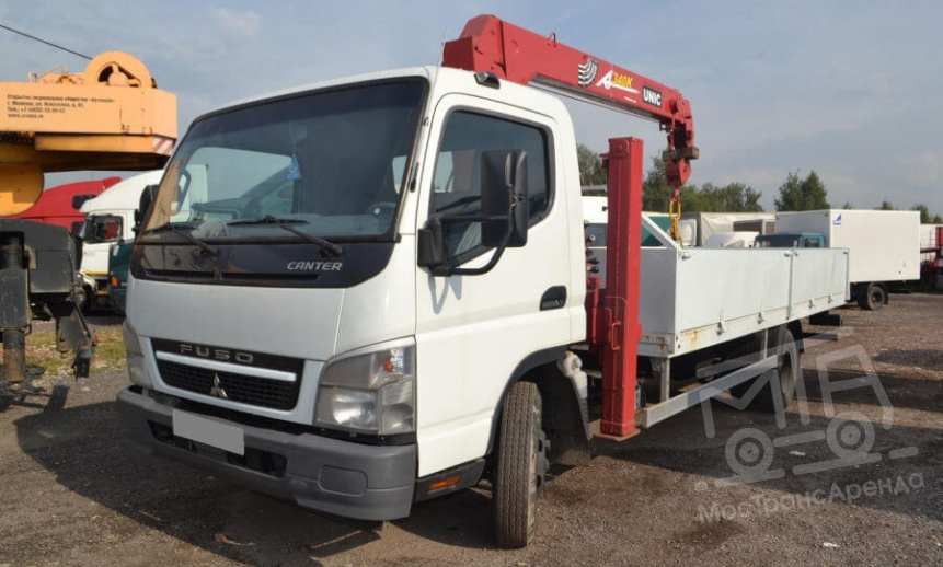 Аренда манипулятора Mitsubishi Fuso, стрела 3 тонны, борт 5 тонн thumbnail 0