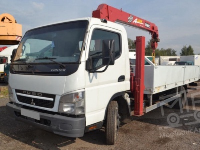 Аренда манипулятора Mitsubishi Fuso, стрела 3 тонны, борт 5 тонн