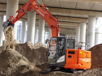 Мини-экскаватор Hitachi ZX85