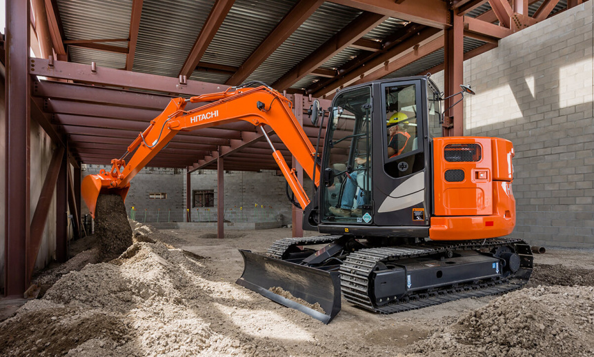 Мини-экскаватор Hitachi ZX85 thumbnail 1