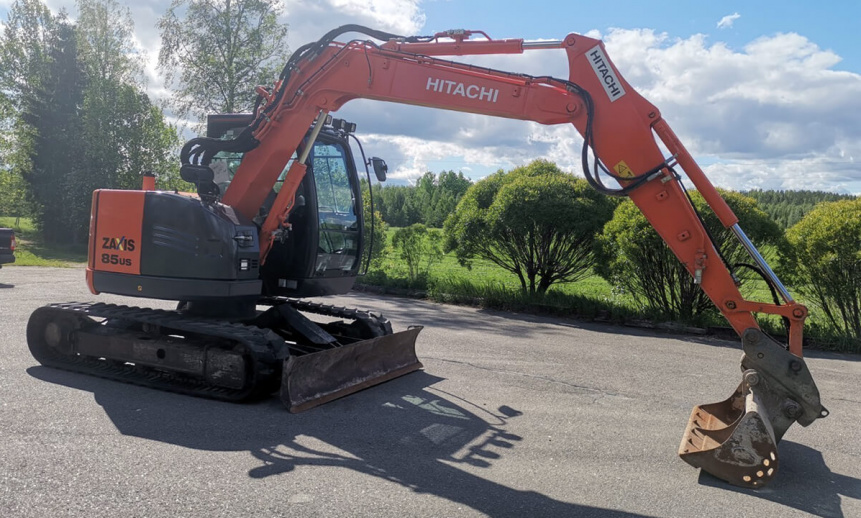 Мини-экскаватор Hitachi ZX85 thumbnail 2