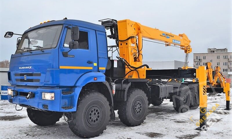 Аренда манипулятора Soosan, стрела 10 тонн, борт 14 тонн thumbnail 0