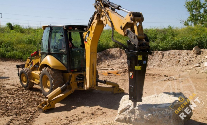 Аренда гусеничного экскаватора с гидромолотом thumbnail 1