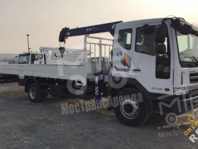 Аренда манипулятора Daewoo Novus с грузоподъемностью стрелы 3 тонны и грузоподъемностью борта 5 тонн