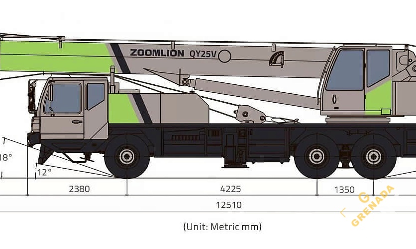 Аренда автокрана Zoomlion QY25V - 25 тонн thumbnail 3