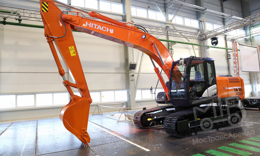 Аренда гусеничного экскаватора Hitachi ZX200-5G thumbnail 0