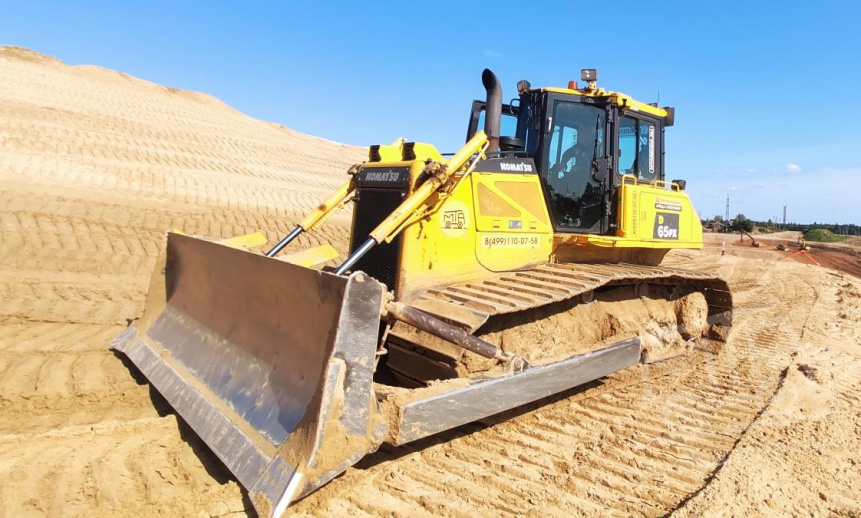 Аренда бульдозера Komatsu D65PX-16 болотоход thumbnail 0