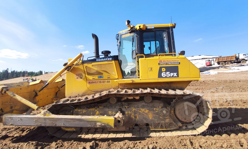 Аренда бульдозера Komatsu D65PX-16 болотоход thumbnail 1