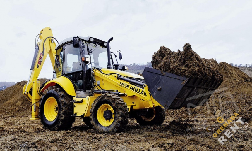Аренда экскаватора-погрузчика New Holland B100B thumbnail 0