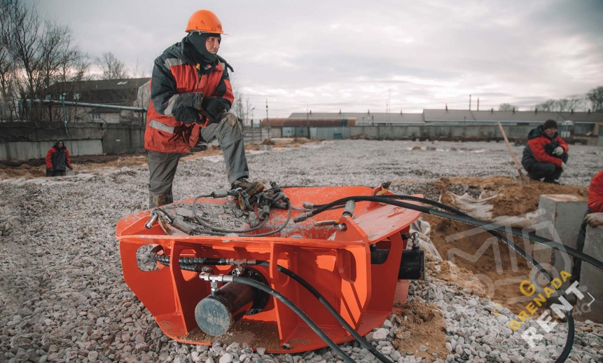 Аренда экскаватора Hitachi ZX200 со сваерезкой thumbnail 3