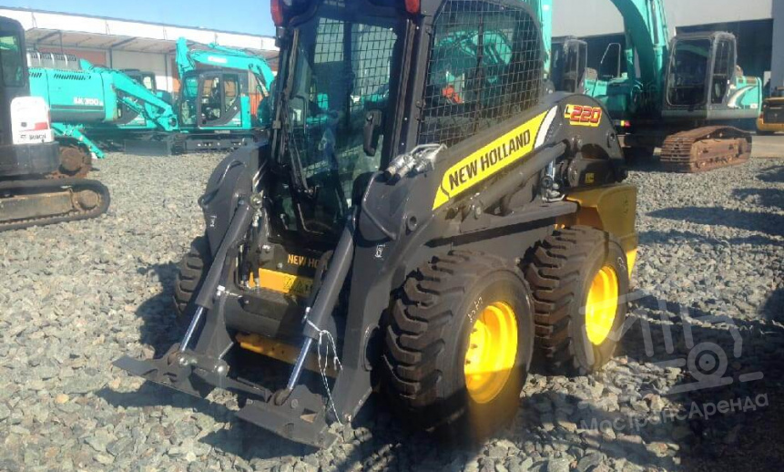 Аренда мини-погрузчика New Holland L220 thumbnail 0