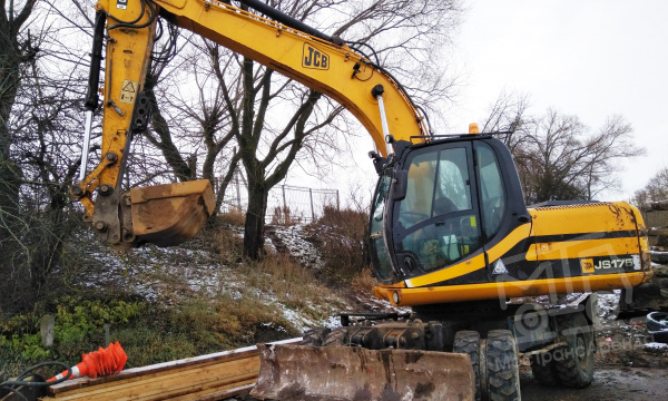 Аренда колесного экскаватора JCB JS 175W thumbnail 3