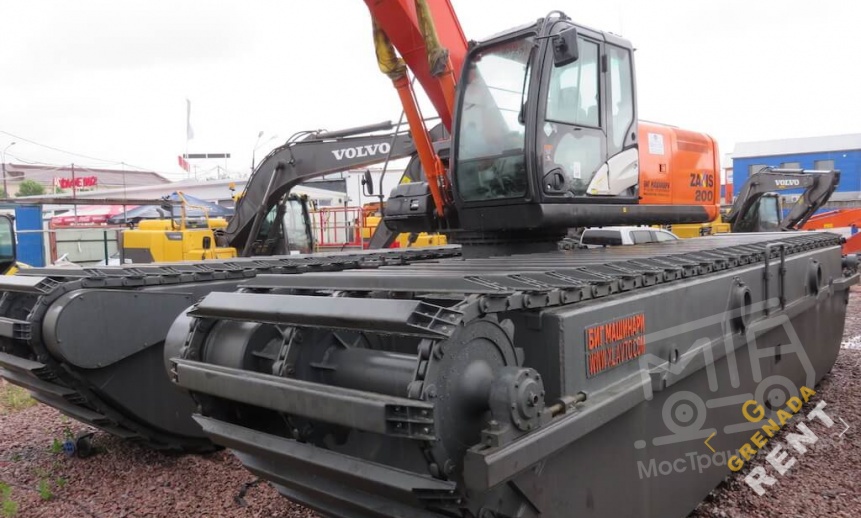 Аренда плавающего экскаватора Hitachi ZX200 RIVER thumbnail 1
