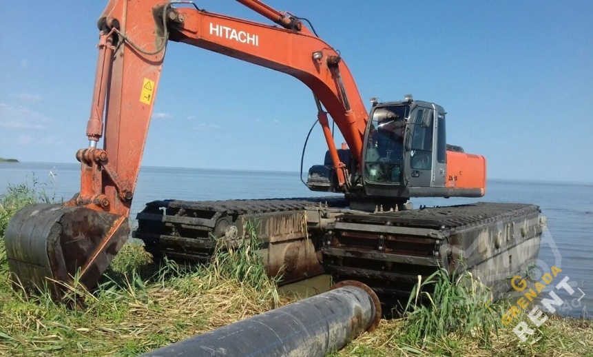 Аренда плавающего экскаватора Hitachi ZX200 RIVER thumbnail 2