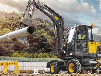 Аренда мини-экскаватора VOLVO EW60C