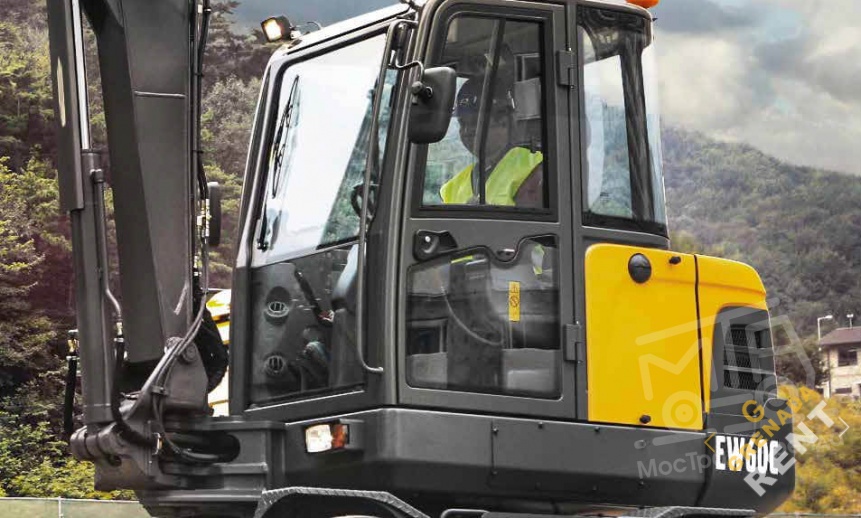 Аренда мини-экскаватора VOLVO EW60C thumbnail 3