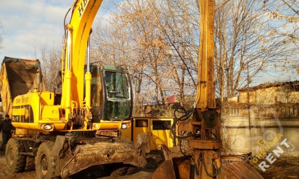 Аренда колесного экскаватора JCB JS 175W thumbnail 1