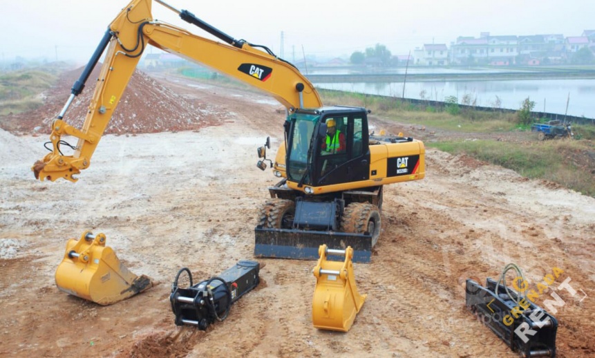 Аренда колесного экскаватора CAT M320D2 thumbnail 1