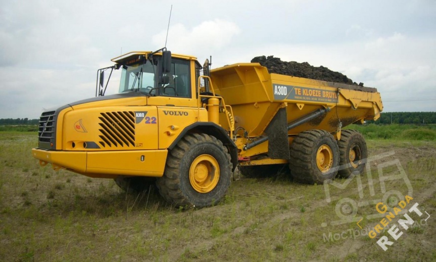Аренда сочлененного самосвала Volvo A30 thumbnail 0