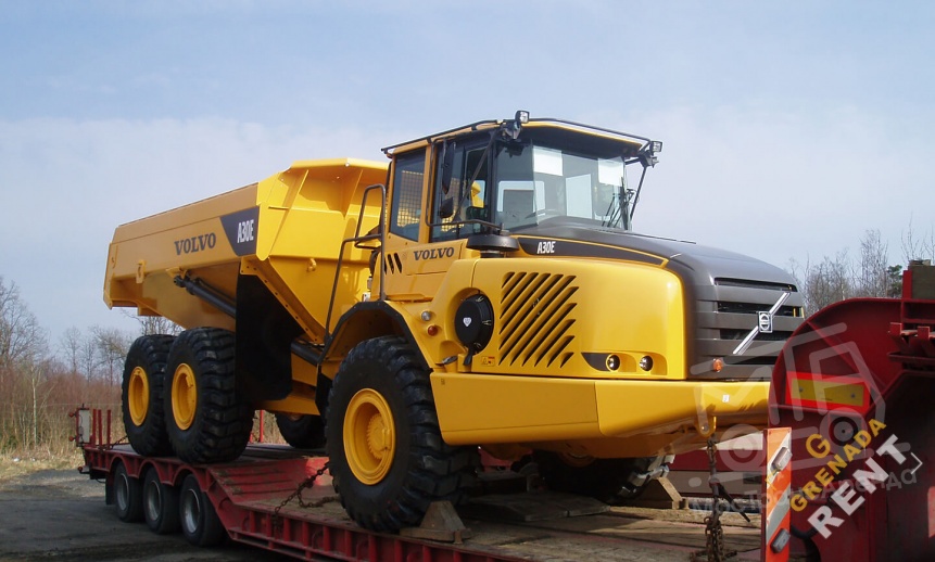 Аренда сочлененного самосвала Volvo A30 thumbnail 2