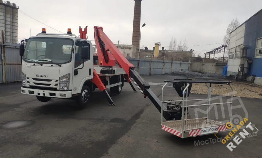 Аренда японской автовышки Isuzu - 35 метров thumbnail 0