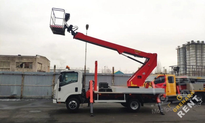 Аренда японской автовышки Isuzu - 35 метров thumbnail 1