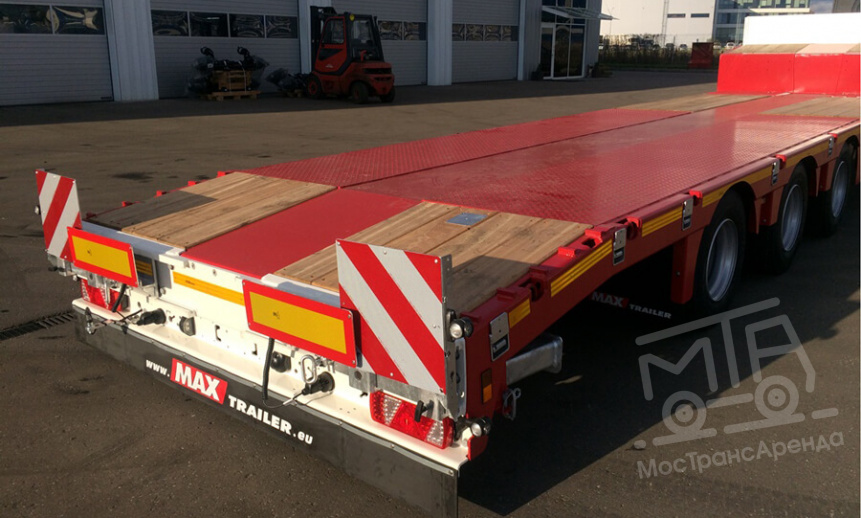Аренда трала Max Trailer F-S44-1A1Y - 50 тонн thumbnail 1