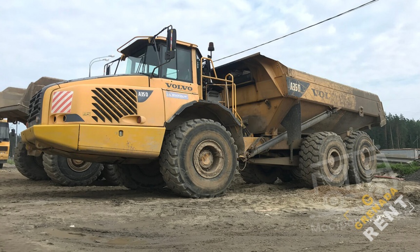 Аренда сочлененного самосвала Volvo A35D thumbnail 1