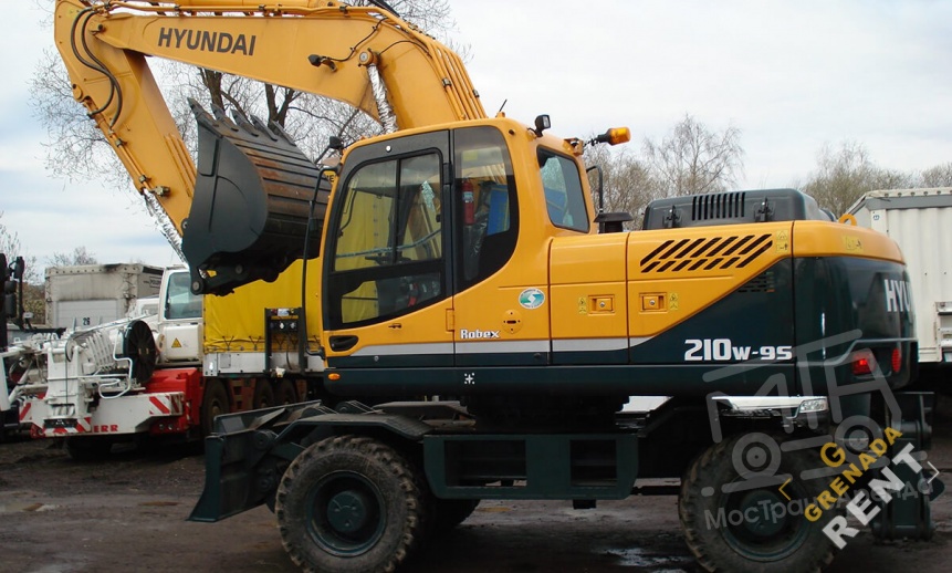 Аренда колесного экскаватора Hyundai R210W-9S thumbnail 0
