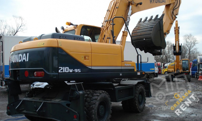 Аренда колесного экскаватора Hyundai R210W-9S thumbnail 1