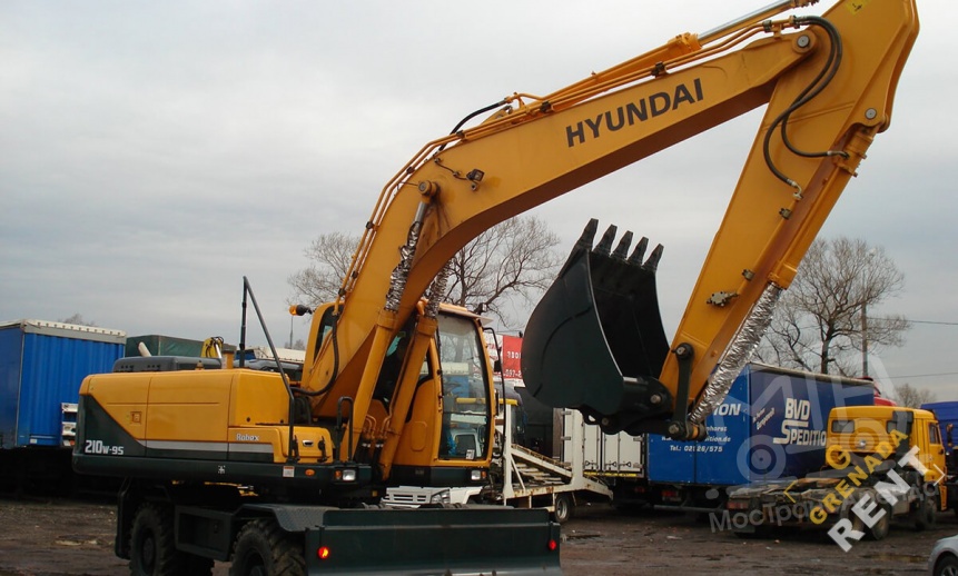 Аренда колесного экскаватора Hyundai R210W-9S thumbnail 2