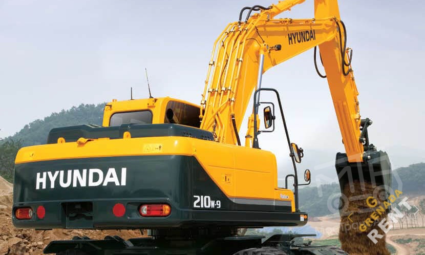 Аренда колесного экскаватора Hyundai R210W-9S thumbnail 4