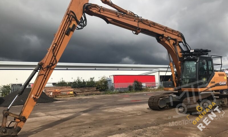 Аренда длиннорукого экскаватора Case CX210B LR thumbnail 1