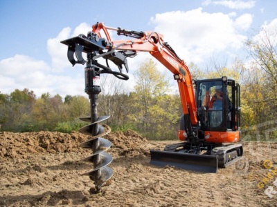 Аренда гидробура на базе мини-экскаватора