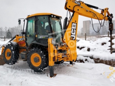 Аренда экскаватора-погрузчика JCB 3CX с гидробуром