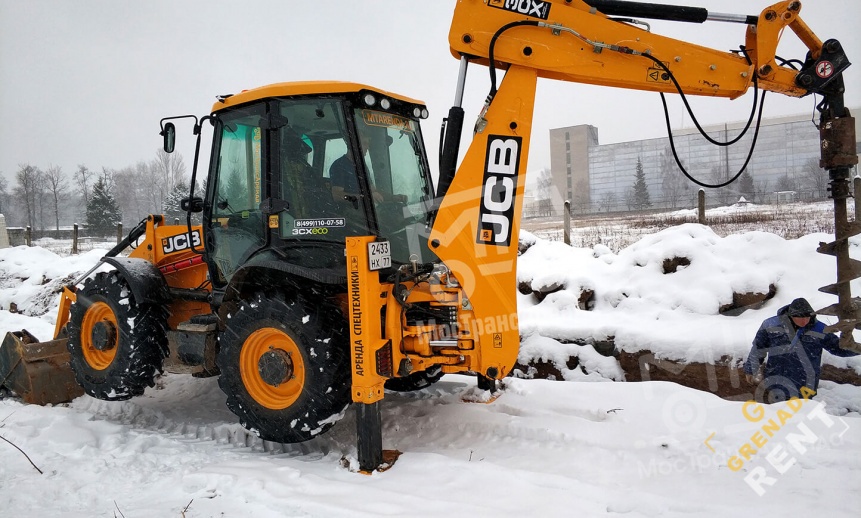 Аренда экскаватора-погрузчика JCB 3CX с гидробуром thumbnail 2