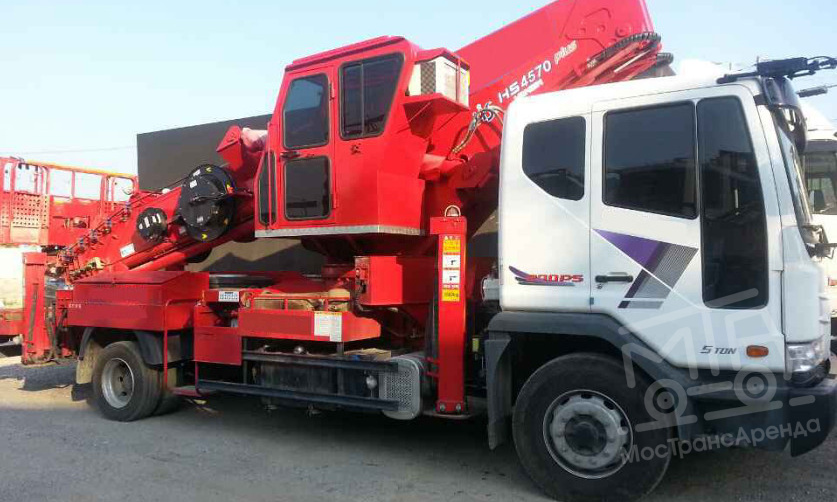 Аренда японской автовышки 45 метров thumbnail 0