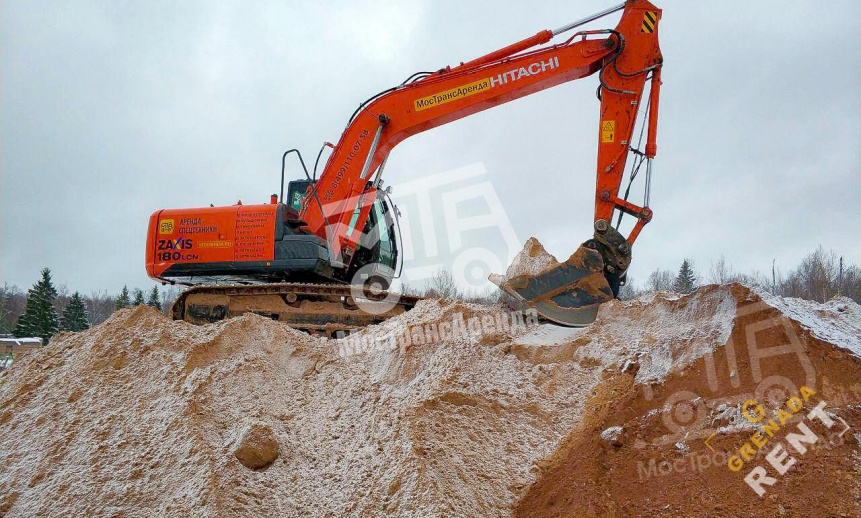 Аренда гусеничного экскаватора Hitachi ZX180LCN-5G thumbnail 6